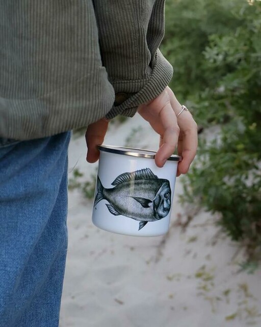 Enamel Campfire Mug – 13 oz.